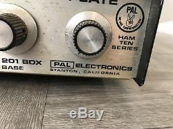 Pal 201 BDX Base Amplifier Vintage Ham Ten Series Automatic AM/SSB Ham CB radio