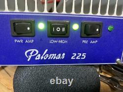 Palomar 225 Linear Amp Ham Amp All Original Inside! 2XMRF 455 Clean Look