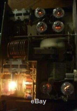 Palomar 300A Linear Amplifier & Power Supply Working! ALL 6KD6 TUBES