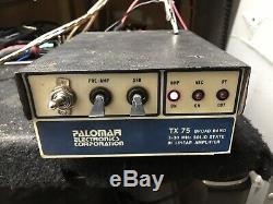 Palomar TX75 3-30Mhz Vintage Solid State Bi Linear CB HAM Amplifier Powers On