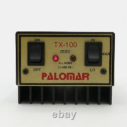 Palomar TX-100 mini Tri-power Ham Mobile Linear Amplifier 150 Watt PEP, NEW