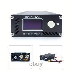 Portable 50W Shortwave HF Power Meter with LPF Filter Upgraded OLED Screen