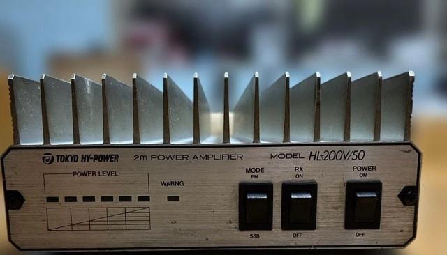 Power Only Tokyo Hy-power Hl-200v/50 All Mode Power Amplifier 144mhz Band