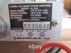 Power Only Tokyo Hy-Power HL-30U Power Amplifier 430MHz 30W
