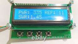 Power & SWR & REF Meter 10-9990w Programmable Peak Reading or FM Promotion