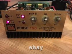 Pride 150 Mobile Amplifier 80-10 meters 12VDC