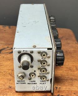Pye pre-amplifier type HF-25A for the Pye HF-25 valve amplifier. Control unit