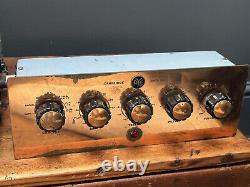 Pye pre-amplifier type HF-25A for the Pye HF-25 valve amplifier. Control unit