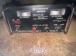 Pyramid Phase III Regulated DC Power Supply Linear Amplifier power ham radio Pyramid Phase III Regulated DC Power Supply Linear Amplifier power ham radio