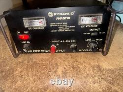 Pyramid Phase III Regulated DC Power Supply Linear Amplifier power ham radio Pyramid Phase III Regulated DC Power Supply Linear Amplifier power ham radio