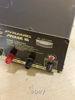 Pyramid Phase III Regulated Precision DC Power Supply MODEL SP-25 25 Amp Works