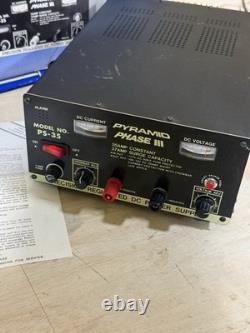 Pyramid Phase III Regulated Precision DC Power Supply MODEL SP-25 25 Amp Works