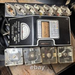 RARE James Millen 90662 Vintage Ham Radio Grid Dip Meter LF Coils Case Complete