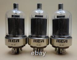 RCA 6883/8032/8552 Power Transmitter Amplifier Tubes Ham Radio Tested (Qty 3)