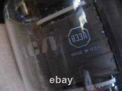 RCA 833A TRIODE TUBE Ham Radio Transmitter Amplifier RCA 833A TRIODE TUBE Ham Radio Transmitter Amplifier