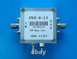 RF Bay Frequency Divider 0.1-13.0GHz Divide by 4, FPS-4-13, New, SMA