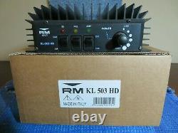 RM ITALY KL503HD HIGH DRIVE 25-30 MHz AMPLIFIER. 300 WATTS ILLINOIS (USA)