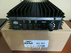 RM ITALY KL503 LOW DRIVE 25-30 MHz AMPLIFIER. 300 WATTS. FROM ILLINOIS (USA)