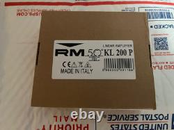 RM Italy KL 200P HF LINEAR AMPLIFIER & PREAMP RM Italy KL 200P HF LINEAR AMPLIFIER & PREAMP