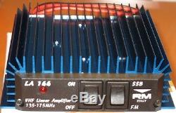 RM Italy LA 144 Wideband 70 Watts 2m amplifier (135-175 mhz) for HT VHF Radio