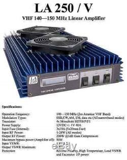 RM Italy LA 250V plus VHF 2 meter Linear Amplifier with Fans