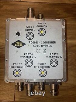 Radio Design RD 0665-Combiner auto bypass