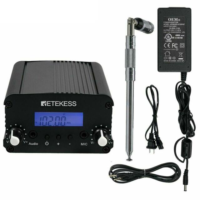 Retekess Wireless Fm Broadcast Transmitter Stereo Radio Station Amplifier