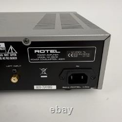 Rotel RB-06 Stereo Power Amplifier 400w Silver Hi-Fi Separate Unit HF Class AB