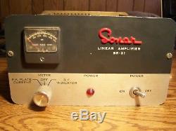 SONAR Linear Amplifier BR-21 10 & 11 meter band-Powered with 120VAC