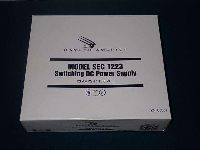 Samlex Sec-1223 23a 13.8vdc Switching Power Supply Black