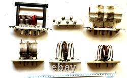 Self Supporting Plug-in Coils, set of 5 Plus One. 5 Pin Ceramic Socket