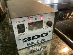Solid State 200 Base Linear Amplifier Am / Ssb 120 Volt