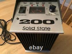 Solid State 200 Base Linear Amplifier Am / Ssb 120 Volt