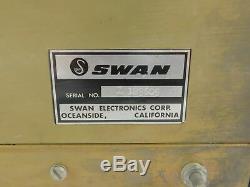 Swan 1200-W Vintage Ham Radio 6LQ6 Tube Amplifier (untested) SN Z-189609