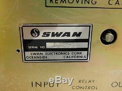 Swan Mark II 3-500Z Tube Ham Radio Amplifier (looks good, missing power supply)