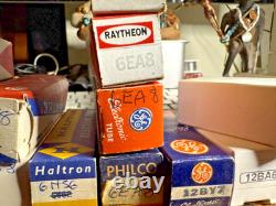 Sylvania RCA JAN Raytheon Ham Radio Amplifiers tube lot Heathkit + More Untestd