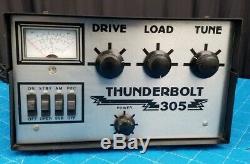 THUNDERBOLT 305 Linear Amplifier, CB HAM Radio, 1 DRIVING 3 6LQ6 TUBES
