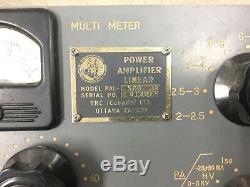 TMC PAL-500 HF Linear Amplifier 2-32 MHz RFE-1 RF Deck Only. Uses 2 4CX-350Bs