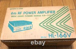 TOKYO HY0POWER HL-166V Linear Amplifier 160W 50MHz TOKYO HY0POWER HL-166V Linear Amplifier 160W 50MHz
