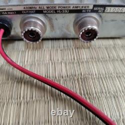 TOKYO HY-POWER HL-33U 430MHz Linear Amplifier Tested 28W Ham Radio