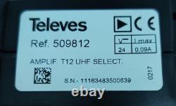 Televes 509812 T12 Selective Single Channel Amplifier UHF (DTT) Televes 509812 T12 Selective Single Channel Amplifier UHF (DTT)
