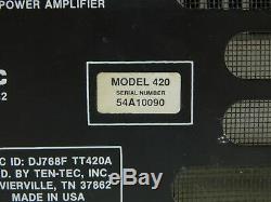 Ten-Tec Hecules II HF Ham Radio Power Amplifier Untested SN 54A10090