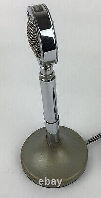 The Astatic Corp. D-104 Lollipop Microphone withT-UG8 Stand CB Ham Radio VGC