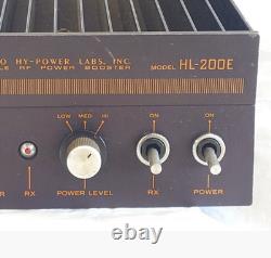 Tokyo High Power HL-200E Linear Amplifier 1.8-30MHz 200W