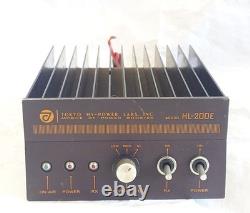 Tokyo Hy-Power HL-200E 1.8-30MHz 200W Linear Amplifier 13.8V Tested Japan Made