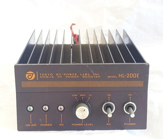 Tokyo Hy-power Hl-200e 1.8-30mhz 200w Linear Amplifier 13.8v Tested Japan Made
