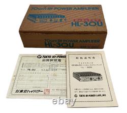 Tokyo Hy Power HL-30U 430MHz All Mode Power Amplifier Ham Radio 30w Japan