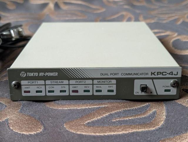 Tokyo Hy-power Kpc-4j Dual Port Tnc Packet Communicator Ham Radio Untested As-is