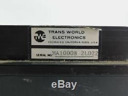 Trans World Metron MA1000B Ham Radio Linear Amplifier with Manual (needs work)