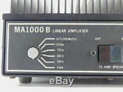 Trans World Metron MA1000B Ham Radio Linear Amplifier with Manual (needs work)